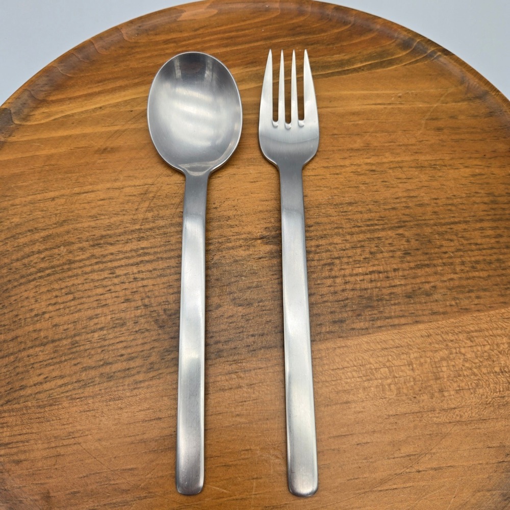 WMF Cromargan Reno 2 Piece Set Dinner‎ Fork Soup Spoon Stainless Steel Korea